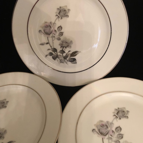 Nocturne yamaka 7 5/8 vintage china salad plates! - Picture 5 of 7